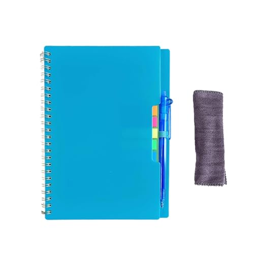 Löschbares Notizbuch mit Stift - Löschbares Notizbuch mit umweltfreundlichem Mineralsteinpapier | Wiederverwendbarer Notizblock, wasserdichter Notizblock und digital verbundenes Notebook für Kinder von Generic
