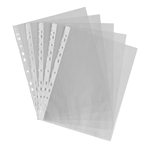Löschen von Stanztaschen A4 Löschen von Plastikdateien Ringbindemittel Ordner einlegen Brieftaschenblech Protektor 100pcs, Dateijacken Dateitaschen Taschen Löschen von Stanztaschen A4 Löschen von Plastikdateien Ringbindemittel Ordner einlegen Brieftaschenblech Protektor 100pcs, Dateijacken Dateitaschen Taschen von Generic