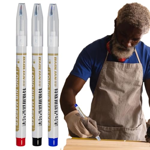 Long and Deep Tip Markers, Long Tip Marker - Long Tip Carpenter Marker | Deep Reach Markers Long Tip Marker for Construction Sites, Decoration Long and Deep Tip Markers, Long Tip Marker - Long Tip Carpenter Marker | Deep Reach Markers Long Tip Marker for Construction Sites, Decoration von Generic