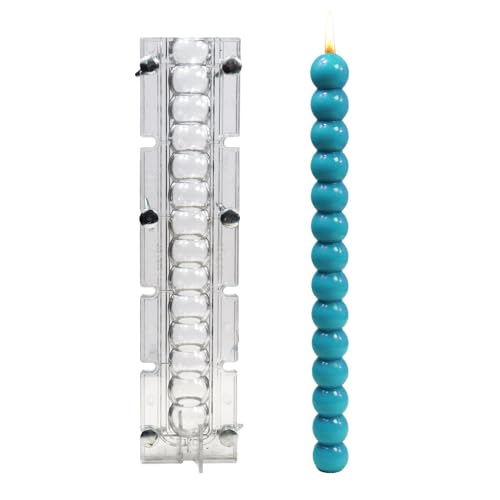 Long -ball -Kerzenmuscheln - wiederverwendbare Modelle, Sublide Subrile | Kreatives Kit für Duft, Innenausstattung, hausgemachte Heimwerkstatt, Handwerksfeiern von Generic