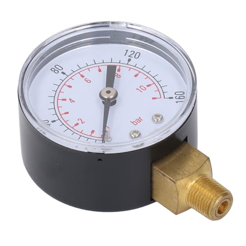 Luftdruckmesser, Luftkompressoranzeige 0 Bis 11Bar 1/8 Zoll NPT 2,0 -Zoll Luftdruckmesser, Luftkompressoranzeige 0 Bis 11Bar 1/8 Zoll NPT 2,0 -Zoll von Generic