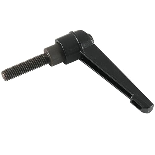 M5-M16 Außengewinde Metall Verstellbarer Griffhebel 1 Stück Schwarze Knöpfe(M12*95 * 40) von Generic