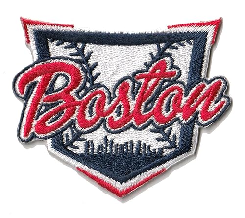 MJshop29 Baseball-Fan City of Boston Fan Favorite Team Aufnäher zum Aufbügeln für Kleidung Rucksäcke Jeans Motorrad Patch Nähen auf benutzerdefinierte Jacken Hüte taktische Taschen, Blau von Generic