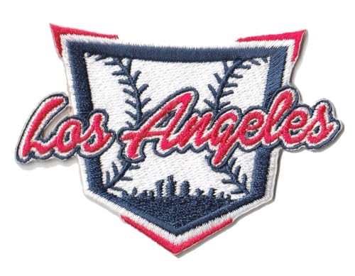 MJshop29 Baseball-Fan City of Los Angeles Fan Favorite Team Aufnäher zum Aufbügeln für Kleidung Rucksäcke Jeans Motorrad Patch Aufnähen benutzerdefinierte Jacken Hüte taktische Taschen, Blau von Generic