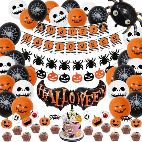 Magic Halloween Dekorationsanzug Multifunktionale Einweg-Halloween-Kuchentopper for Innen Außen Festliche Party Dekor von Generic