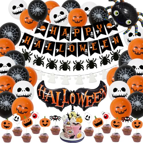 Magic Halloween Dekorationsanzug Multifunktionale Einweg-Halloween-Kuchentopper for Innen Außen Festliche Party Dekor von Generic