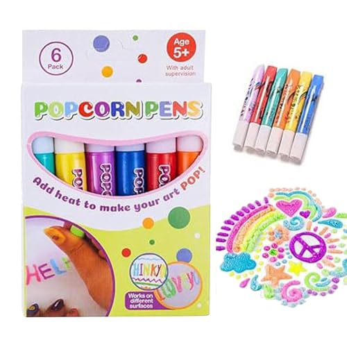 Magisches Farbenset | Magische bunte Blasenstifte mit Tinte für Kinder 6 Stück - Tragbares Farbset als Weihnachtsgeschenk, Filzstifte für Sammelalben, Kunstprojekte, Magisches Farbenset | Magische bunte Blasenstifte mit Tinte für Kinder 6 Stück - Tragbares Farbset als Weihnachtsgeschenk, Filzstifte für Sammelalben, Kunstprojekte, von Generic