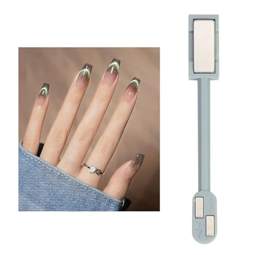 Magnet Cat's Eye - Doppelkopf-Magnetstab für Nagellack, der starke Magnete und doppelseitiges Design nutzt | Für Magische von Generic