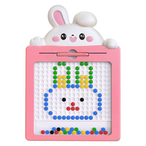 Magnetic Dot Board Toddler Zeichentisch, Preschooler Travel Toys | Magnetischer Zeichentisch mit Magnetstift und Perlen für Kinder im Alter von 4 bis 8 Jahren Magnetic Dot Board Toddler Zeichentisch, Preschooler Travel Toys | Magnetischer Zeichentisch mit Magnetstift und Perlen für Kinder im Alter von 4 bis 8 Jahren von Generic