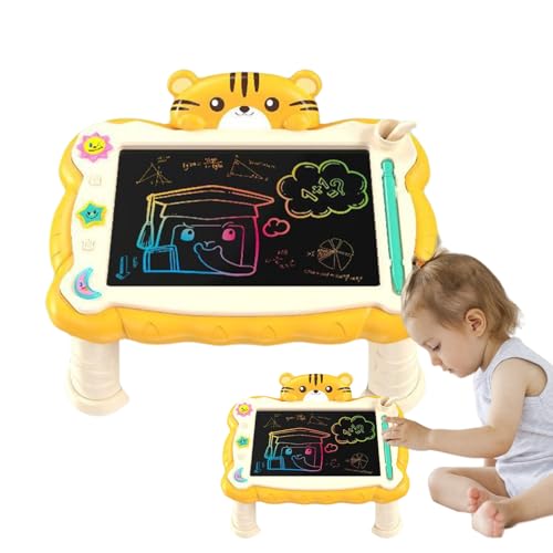 Magnetische Kritzelkarte, Zeichenblock für die | Lern-Zeichenbrett mit Stand – Wiederverwendbares Lernwerkzeug, Tablet-Schreiben für Handschrift Üben Magnetische Kritzelkarte, Zeichenblock für die | Lern-Zeichenbrett mit Stand – Wiederverwendbares Lernwerkzeug, Tablet-Schreiben für Handschrift Üben von Generic