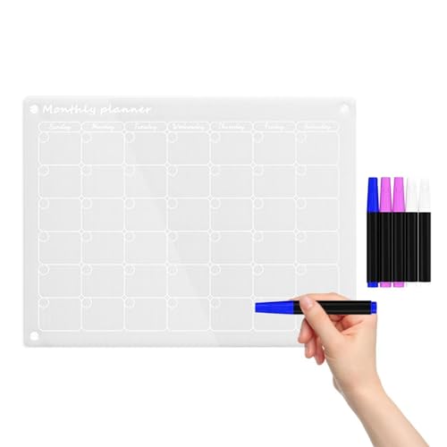 Magnetische Reinigungsplatte, magnetisches Planungstafel, magnetisches Planungstafel, trocken abwischbares Magnettafel mit 4 Filzstiften, 1 Radiergummi und 1 Magnetische Reinigungsplatte, magnetisches Planungstafel, magnetisches Planungstafel, trocken abwischbares Magnettafel mit 4 Filzstiften, 1 Radiergummi und 1 von Generic