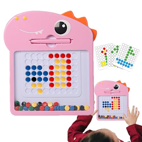 Magnetische Schreibtafel für Kritzeleien, magnetische Schreibtafel für Kinder | Zeichenblock für Kinder mit magnetischen Perlen, Doodle Skizzenblock, magnetisches Zeichenbrett für Kinder 3+ von Generic