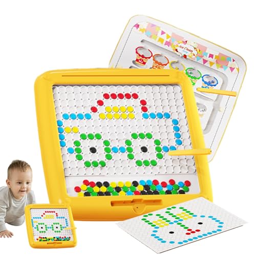 Magnetische Zeichenbrett, magnetisches Zeichenbrett für Kinderspielzeug, 2-in-1-Lernbrett, pädagogisches Lernbrett zur Verbesserung der Feinmotorik von Generic