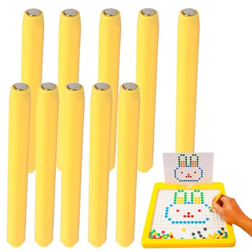 Magnetischer Spielzeug-Stift – Multifunktionaler Magnetstift, tragbares Fidget Tool | über die Kreativität von Spielzeug zum Bauen, tragbares Anti-Stress-Zeichenbrett-Zubehör, Magnetperle von Generic