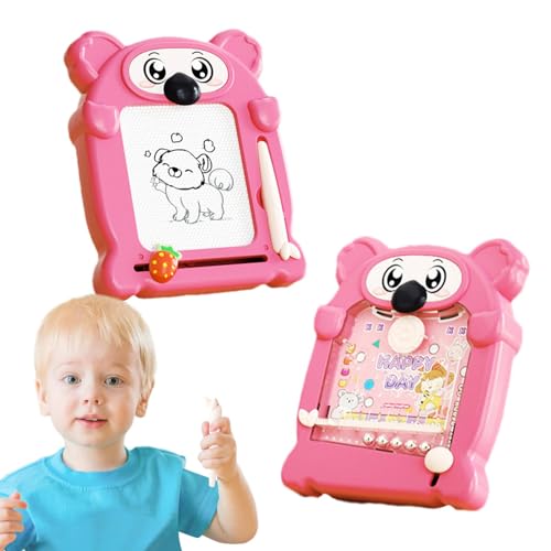 Magnetischer Zeichentisch, Magnetischer Zeichentisch für Kinder, tragbare Kritzeleimmatte, multifunktionales löschbares Lernspielzeug, Vorschullernaktivitäten mit gio von Generic