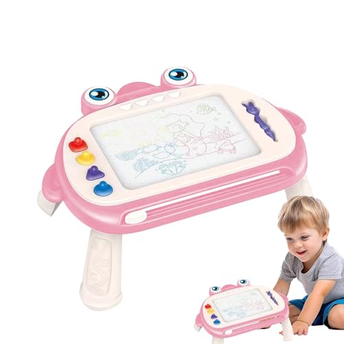 Magnetischer Zeichentisch - Magnetisches Schreibspielzeug, Kritzeleisen Für Kinder | Pädagogisches Magnetisches Spielzeug Für Frühes Lernen, Tragbarer Notizblock Mit Beinen Für V von Generic
