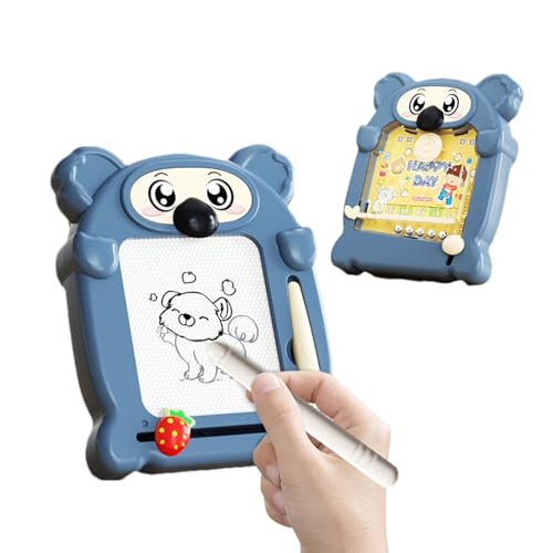 Magnetischer Zeichentisch für Kinder, magnetische Kritzeltafel, tragbarer magnetischer Zeichenblock - Reisespielzeug mit doppelseitigem Gameplay, Lernaktivitäten im Alter Magnetischer Zeichentisch für Kinder, magnetische Kritzeltafel, tragbarer magnetischer Zeichenblock - Reisespielzeug mit doppelseitigem Gameplay, Lernaktivitäten im Alter von Generic
