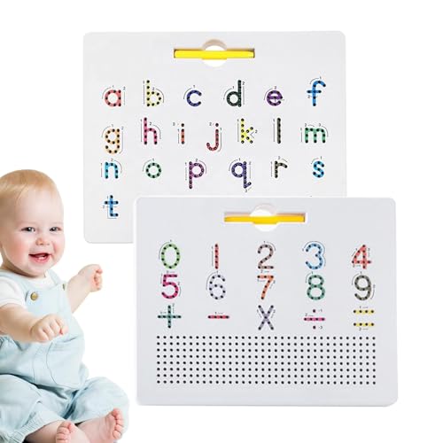 Magnetisches Alphabet Zeichenbrett mit magnetischen Buchstaben, 2-in-1 Lernen, Playboard zu schreiben, Lernen, Sprachspielzeug, Magnetverfolgungsplatte, Magnetisches Alphabet Zeichenbrett mit magnetischen Buchstaben, 2-in-1 Lernen, Playboard zu schreiben, Lernen, Sprachspielzeug, Magnetverfolgungsplatte, von Generic