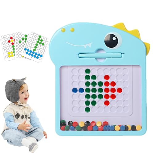 Magnetisches Zeichenbrett, magnetisches Kritzelbrett | Magnetisches Zeichenbrett Lernbrett | Lustiges magnetisches Zeichenbrett, Spielzeug für Mädchen und Jungen ab 3 Jahren, Tapi von Generic