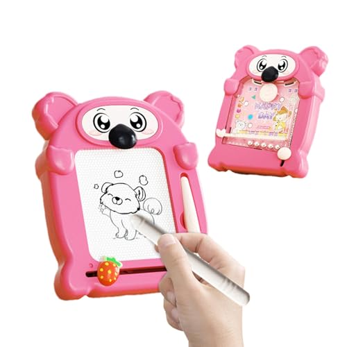 Magnetisches Zeichenbrett, magnetisches Zeichenbrett für Kleinkinder, magnetische Schreibtafel | Multifunktionales abwischbares Lernspielzeug, doppelseitiges Spiel, Lernaktivitäten von Generic