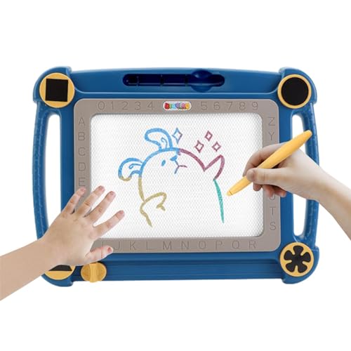 Magnetisches Zeichenbrett für Kleinkinder, Zeichenbrett für Graffiti-Zeichnungen, feinmotorisches Spielzeug mit Stempelmotiven für Zuhause, Outdoor, Schule von Generic
