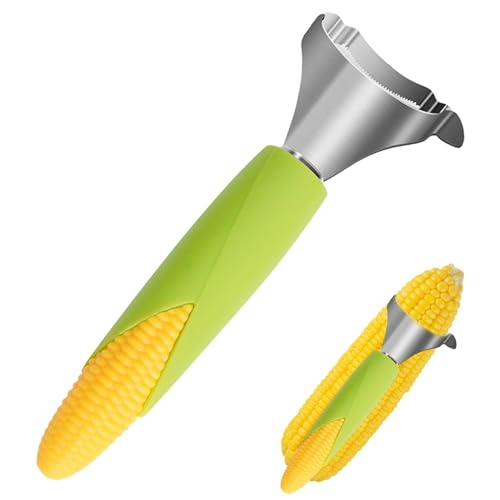 Mais -Cob -Stripper - Mais auf dem COB -Entferner, Edelstahl -Mais -Kernelentferner | Anti-Rutsch-Griff, Küchengeräte, Nicht-Stick-Mais-Schäler-Schalzer Dresher-Stripper zum schnellen Ablachen Mais -Cob -Stripper - Mais auf dem COB -Entferner, Edelstahl -Mais -Kernelentferner | Anti-Rutsch-Griff, Küchengeräte, Nicht-Stick-Mais-Schäler-Schalzer Dresher-Stripper zum schnellen Ablachen von Generic
