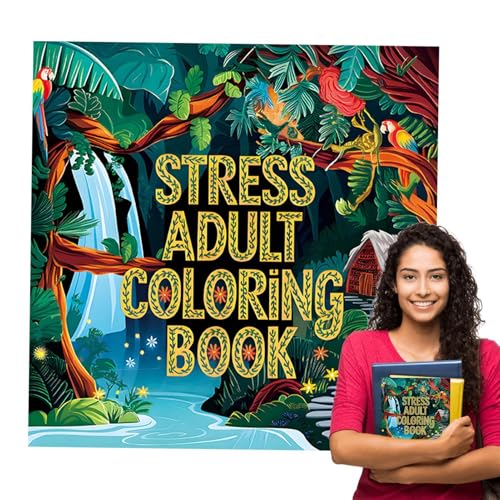 Malbuch für Erwachsene, Malbücher für Erwachsene, Entspannung, lustiges Stressbuch, tragbares Malbuch, Spielzeug zum Ausmalen, stimulieren Sie Ihr Stimmungsspielzeug Malbuch für Erwachsene, Malbücher für Erwachsene, Entspannung, lustiges Stressbuch, tragbares Malbuch, Spielzeug zum Ausmalen, stimulieren Sie Ihr Stimmungsspielzeug von Generic