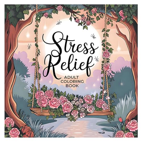 Malbuch zum Ausmalen, Malbuch für Erwachsene | Tragbares Stressbuch Funny | Spielzeug Ausmalbejahung, stimulieren Sie Ihr Stimmungsspielzeug für Männer von Generic
