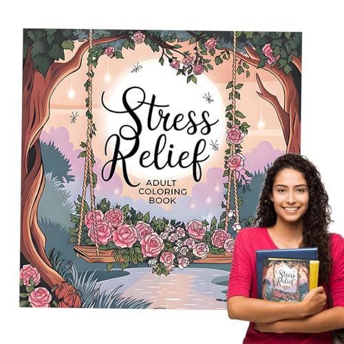 Malbücher zur Entspannung für Erwachsene, Farbbuch für Erwachsene, lustiges Stressbuch, tragbar, erhöht das Stimmungsspielzeug, beruhigt das Aten-Tagebuch Malbücher zur Entspannung für Erwachsene, Farbbuch für Erwachsene, lustiges Stressbuch, tragbar, erhöht das Stimmungsspielzeug, beruhigt das Aten-Tagebuch von Generic