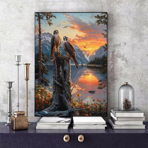 Malen Nach Zahlen Adler Malen Nach Zahlen Erwachsene Sonnenuntergang DIY Paint by Numbers Bastelset Erwachsene Anfänger mit 3 Pinsel und Acrylfarben & Leinwand für Zimmer Deko 30x40cm -bby25065B Malen Nach Zahlen Adler Malen Nach Zahlen Erwachsene Sonnenuntergang DIY Paint by Numbers Bastelset Erwachsene Anfänger mit 3 Pinsel und Acrylfarben & Leinwand für Zimmer Deko 30x40cm -bby25065B von Generic