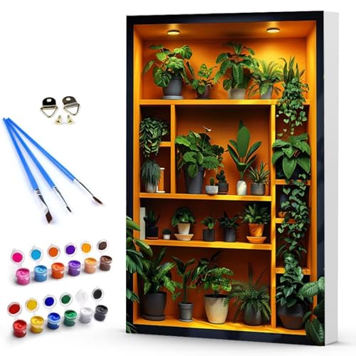 Malen Nach Zahlen Anlage Landschaft Malen Nach Zahlen Kinde, Anfänger, Kreatives für Erwachsene Leinwand öLgemäld Kit, Mit 3 - Pinseln und Acrylfarbe, Frauen Home Deko Geschenk 70 x 95 CM -TL250338 von Generic