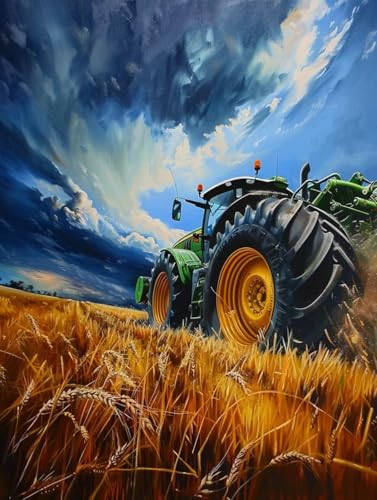 Malen Nach Zahlen Auto, Malen Nach Zahlen Erwachsene Pflanze, DIY Paint by Numbers Kits Mit Pinseln und Acrylfarbe, DIY Basteln Erwachsene Handgemalt Ölgemälde, für Zimmer Deko 60x90cm 2-6491 von Generic