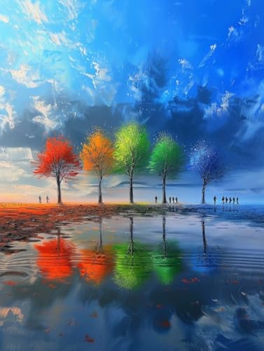 Malen Nach Zahlen Baum, Malen Nach Zahlen Erwachsene Farbe, DIY Paint by Numbers Kits Mit Pinseln und Acrylfarbe, DIY Basteln Erwachsene Handgemalt Ölgemälde, für Zimmer Deko, Geschenk, 40x50cm K-7418 Malen Nach Zahlen Baum, Malen Nach Zahlen Erwachsene Farbe, DIY Paint by Numbers Kits Mit Pinseln und Acrylfarbe, DIY Basteln Erwachsene Handgemalt Ölgemälde, für Zimmer Deko, Geschenk, 40x50cm K-7418 von Generic