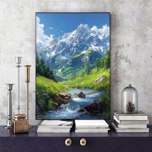 Malen Nach Zahlen Berg Malen Nach Zahlen Erwachsene Landschaft DIY Paint by Numbers Bastelset Erwachsene Anfänger mit 3 Pinsel und Acrylfarben & Leinwand für Zimmer Deko, Geschenke 70x95cm -bby2506B5 Malen Nach Zahlen Berg Malen Nach Zahlen Erwachsene Landschaft DIY Paint by Numbers Bastelset Erwachsene Anfänger mit 3 Pinsel und Acrylfarben & Leinwand für Zimmer Deko, Geschenke 70x95cm -bby2506B5 von Generic