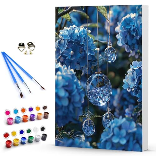 Malen Nach Zahlen Blume Kristall Malen Nach Zahlen Kinde, Anfänger, Kreatives für Erwachsene Leinwand öLgemäld Kit, Mit 3 - Pinseln und Acrylfarbe, Frauen Home Deko Geschenk 100x135 cm -TL25035P von Generic