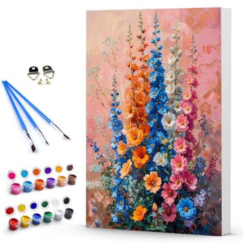 Malen Nach Zahlen Blume Landschaft Malen Nach Zahlen Kinde, Anfänger, Kreatives für Erwachsene Leinwand öLgemäld Kit, Mit 3 - Pinseln und Acrylfarbe, Frauen Home Deko Geschenk 40x60 cm -TL2503JG Malen Nach Zahlen Blume Landschaft Malen Nach Zahlen Kinde, Anfänger, Kreatives für Erwachsene Leinwand öLgemäld Kit, Mit 3 - Pinseln und Acrylfarbe, Frauen Home Deko Geschenk 40x60 cm -TL2503JG von Generic