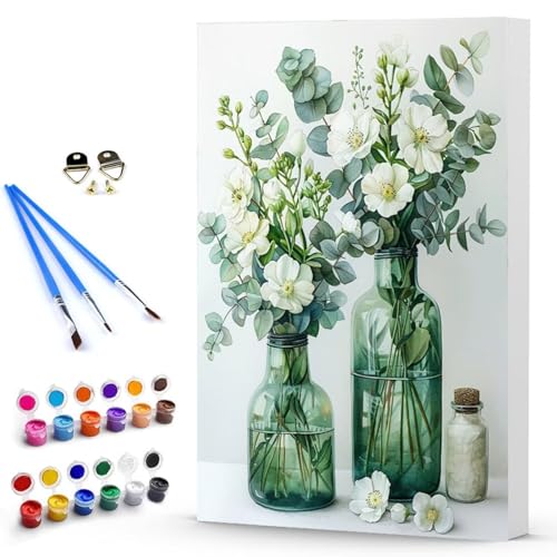 Malen Nach Zahlen Blume Landschaft Malen Nach Zahlen Kinde, Anfänger, Kreatives für Erwachsene Leinwand öLgemäld Kit, Mit 3 - Pinseln und Acrylfarbe, Frauen Home Deko Geschenk 60x80 cm -TL250300 Malen Nach Zahlen Blume Landschaft Malen Nach Zahlen Kinde, Anfänger, Kreatives für Erwachsene Leinwand öLgemäld Kit, Mit 3 - Pinseln und Acrylfarbe, Frauen Home Deko Geschenk 60x80 cm -TL250300 von Generic