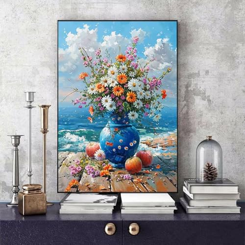 Malen Nach Zahlen Chrysantheme Malen Nach Zahlen Erwachsene Vase DIY Paint by Numbers Bastelset Erwachsene Anfänger mit 3 Pinsel und Acrylfarben & Leinwand für Zimmer Deko 50 x 65cm -bby2506O0718 Malen Nach Zahlen Chrysantheme Malen Nach Zahlen Erwachsene Vase DIY Paint by Numbers Bastelset Erwachsene Anfänger mit 3 Pinsel und Acrylfarben & Leinwand für Zimmer Deko 50 x 65cm -bby2506O0718 von Generic
