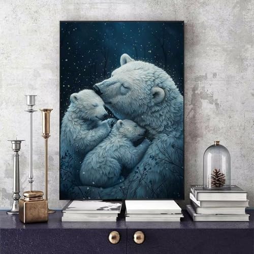 Malen Nach Zahlen Eisbär Malen Nach Zahlen Erwachsene Tier DIY Paint by Numbers Bastelset Erwachsene Anfänger mit 3 Pinsel und Acrylfarben & Knitterfreie Leinwand für Zimmer Deko 50 x 65cm -bby2506BC Malen Nach Zahlen Eisbär Malen Nach Zahlen Erwachsene Tier DIY Paint by Numbers Bastelset Erwachsene Anfänger mit 3 Pinsel und Acrylfarben & Knitterfreie Leinwand für Zimmer Deko 50 x 65cm -bby2506BC von Generic