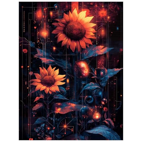 Malen Nach Zahlen Erwachsene, Malen Nach Zahlen Sonnenblume Leinwand Bilder Basteln Erwachsene Abstrakt mit Farbe Leinwand zum Bemalen 100 x 135CM, Paint by Numbers als WandDeko wohnzimmer 8YH-3864 Malen Nach Zahlen Erwachsene, Malen Nach Zahlen Sonnenblume Leinwand Bilder Basteln Erwachsene Abstrakt mit Farbe Leinwand zum Bemalen 100 x 135CM, Paint by Numbers als WandDeko wohnzimmer 8YH-3864 von Generic