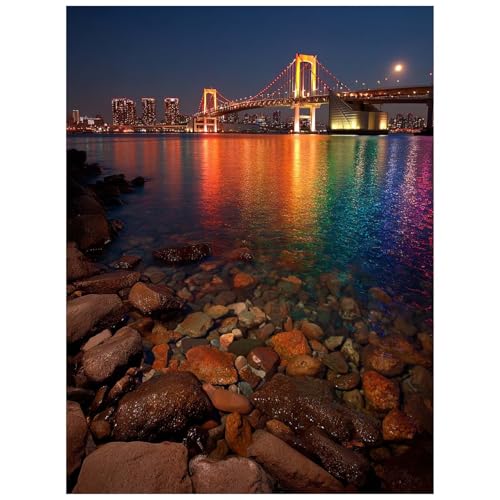 Malen Nach Zahlen Erwachsene, Malen Nach Zahlen Stadtnachtszene Leinwand Bilder Basteln Erwachsene Brooklyn Bridge mit Farbe Leinwand zum Bemalen 135x100 cm, Paint by Numbers als Zimmer Deko 8YH-3906 Malen Nach Zahlen Erwachsene, Malen Nach Zahlen Stadtnachtszene Leinwand Bilder Basteln Erwachsene Brooklyn Bridge mit Farbe Leinwand zum Bemalen 135x100 cm, Paint by Numbers als Zimmer Deko 8YH-3906 von Generic