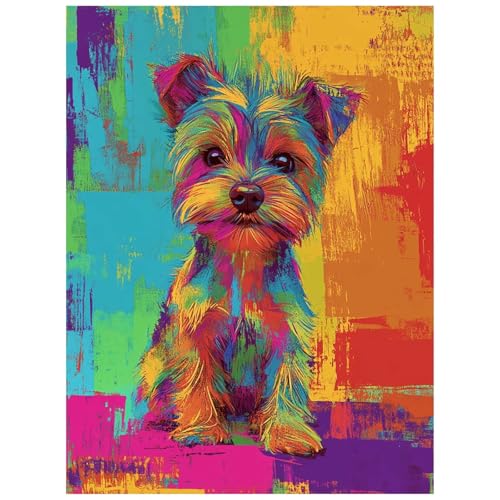 Malen Nach Zahlen Erwachsene, Malen Nach Zahlen Tier Leinwand Bilder Basteln Erwachsene Hund mit Farbe Leinwand zum Bemalen 30x40cm, Paint by Numbers als Deko Wohnzimmer Geschenke Geschenke 8YH-2095 Malen Nach Zahlen Erwachsene, Malen Nach Zahlen Tier Leinwand Bilder Basteln Erwachsene Hund mit Farbe Leinwand zum Bemalen 30x40cm, Paint by Numbers als Deko Wohnzimmer Geschenke Geschenke 8YH-2095 von Generic