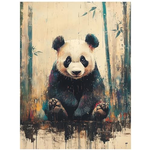 Malen Nach Zahlen Erwachsene, Malen Nach Zahlen Tier Leinwand Bilder Basteln Erwachsene Panda mit Farbe Leinwand zum Bemalen 40x55 CM, Paint by Numbers als WandDeko wohnzimmer Geschenke 8YH-2054 Malen Nach Zahlen Erwachsene, Malen Nach Zahlen Tier Leinwand Bilder Basteln Erwachsene Panda mit Farbe Leinwand zum Bemalen 40x55 CM, Paint by Numbers als WandDeko wohnzimmer Geschenke 8YH-2054 von Generic