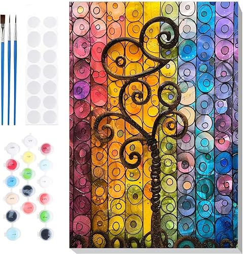 Malen Nach Zahlen Erwachsene, Malen nach Zahlen Kinder Baumgalzen DIY Handgemal Acryl Ölmalerei auf Leinwand mit Pinseln, Wanddekoration Zuhause, Stressabbau Kreatives Hobby, Ohne Rahmen 16x20 in B93 Malen Nach Zahlen Erwachsene, Malen nach Zahlen Kinder Baumgalzen DIY Handgemal Acryl Ölmalerei auf Leinwand mit Pinseln, Wanddekoration Zuhause, Stressabbau Kreatives Hobby, Ohne Rahmen 16x20 in B93 von Generic