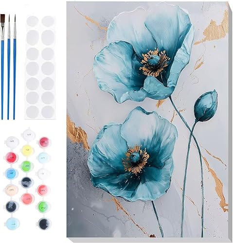 Malen Nach Zahlen Erwachsene, Malen nach Zahlen Kinder Blumen DIY Handgemal Acryl Ölmalerei auf Leinwand mit Pinseln, Wanddekoration Zuhause, Stressabbau Kreatives Hobby, Ohne Rahmen 32 x 44 in B-43 Malen Nach Zahlen Erwachsene, Malen nach Zahlen Kinder Blumen DIY Handgemal Acryl Ölmalerei auf Leinwand mit Pinseln, Wanddekoration Zuhause, Stressabbau Kreatives Hobby, Ohne Rahmen 32 x 44 in B-43 von Generic