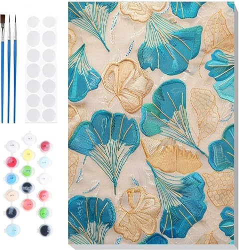 Malen Nach Zahlen Erwachsene, Malen nach Zahlen Kinder Blumen Dekoration DIY Handgemal Acryl Ölmalerei auf Leinwand mit Pinseln, Wanddekoration Zuhause, Kreatives Hobby, Ohne Rahmen 10 x 14 in B-60 von Generic