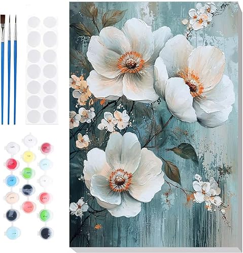 Malen Nach Zahlen Erwachsene, Malen nach Zahlen Kinder Blumen frisch DIY Handgemal Acryl Ölmalerei auf Leinwand mit Pinseln, Wanddekoration Zuhause, Kreatives Hobby, Ohne Rahmen 8 x 12 in B-56 Malen Nach Zahlen Erwachsene, Malen nach Zahlen Kinder Blumen frisch DIY Handgemal Acryl Ölmalerei auf Leinwand mit Pinseln, Wanddekoration Zuhause, Kreatives Hobby, Ohne Rahmen 8 x 12 in B-56 von Generic