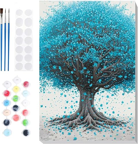 Malen Nach Zahlen Erwachsene, Malen nach Zahlen Kinder Der große Wald DIY Handgemal Acryl Ölmalerei auf Leinwand mit Pinseln, Wanddekoration Zuhause, Kreatives Hobby, Ohne Rahmen 28 x 36 in B-11 Malen Nach Zahlen Erwachsene, Malen nach Zahlen Kinder Der große Wald DIY Handgemal Acryl Ölmalerei auf Leinwand mit Pinseln, Wanddekoration Zuhause, Kreatives Hobby, Ohne Rahmen 28 x 36 in B-11 von Generic