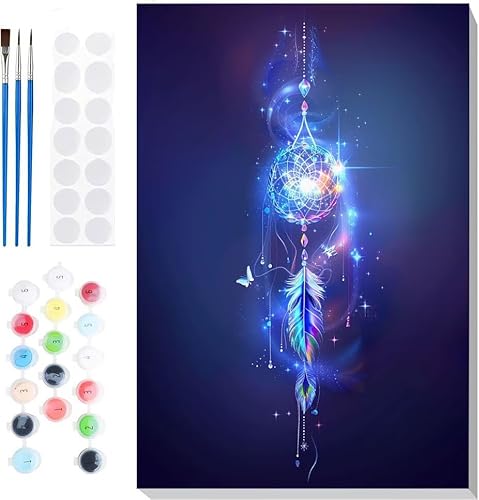 Malen Nach Zahlen Erwachsene, Malen nach Zahlen Kinder Federn Schmetterlinge DIY Handgemal Acryl Ölmalerei auf Leinwand mit Pinseln, Wanddekoration Zuhause, Kreatives Hobby, Ohne Rahmen 32x44 in B116 Malen Nach Zahlen Erwachsene, Malen nach Zahlen Kinder Federn Schmetterlinge DIY Handgemal Acryl Ölmalerei auf Leinwand mit Pinseln, Wanddekoration Zuhause, Kreatives Hobby, Ohne Rahmen 32x44 in B116 von Generic