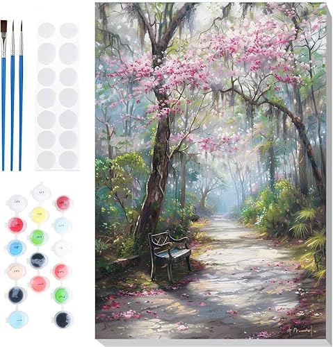 Malen Nach Zahlen Erwachsene, Malen nach Zahlen Kinder Landschaft Plumen DIY Handgemal Acryl Ölmalerei auf Leinwand mit Pinseln, Wanddekoration Zuhause, Kreatives Hobby, Ohne Rahmen 32 x 44 in B-18 Malen Nach Zahlen Erwachsene, Malen nach Zahlen Kinder Landschaft Plumen DIY Handgemal Acryl Ölmalerei auf Leinwand mit Pinseln, Wanddekoration Zuhause, Kreatives Hobby, Ohne Rahmen 32 x 44 in B-18 von Generic